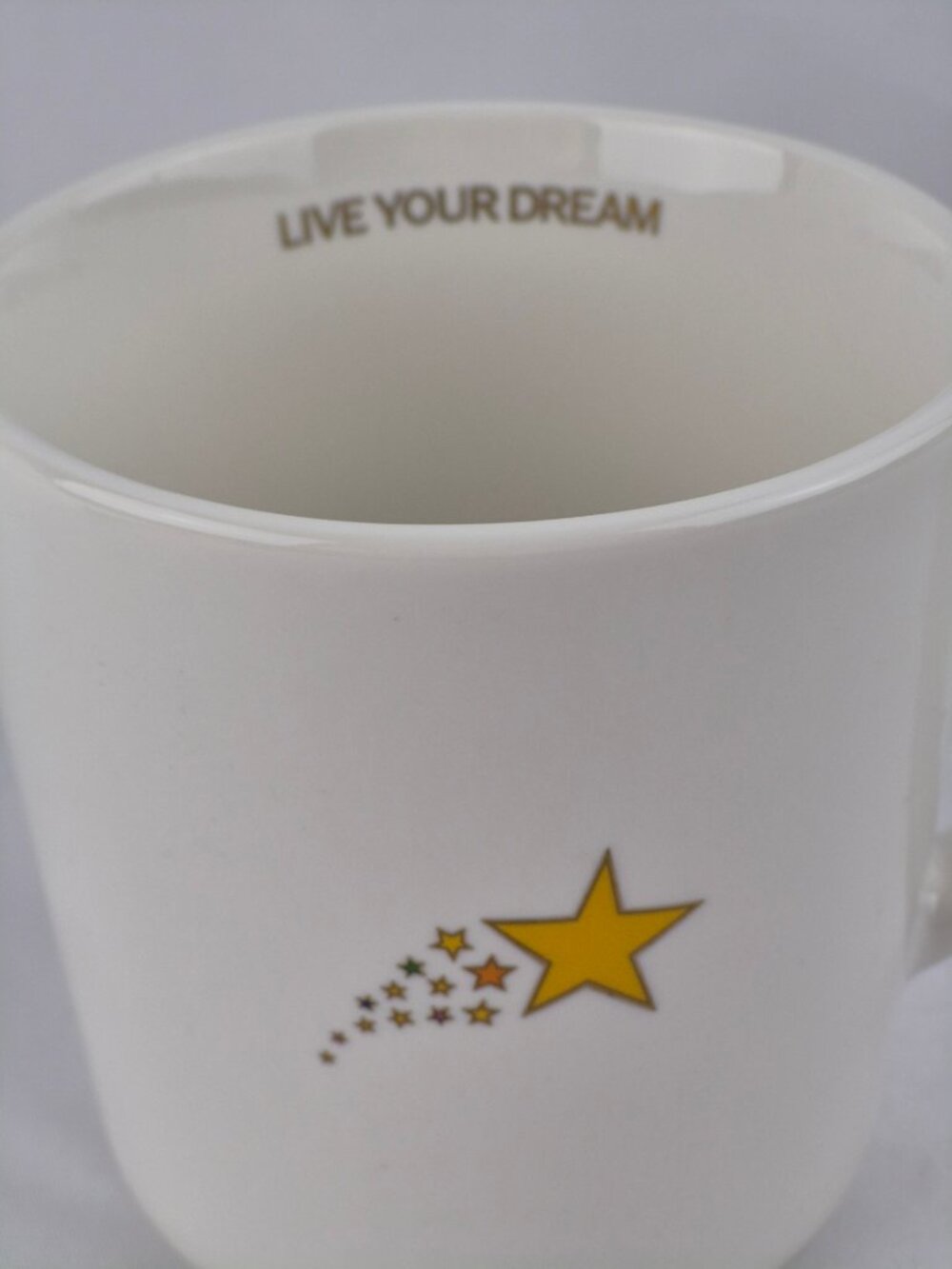 Williams Sonoma Live Your Dream Coffee Mug Stars & Moons Celestial Cosmic